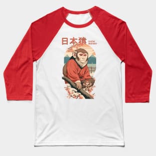 snow monkey Baseball T-Shirt